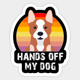 Hands of my dog Sticker